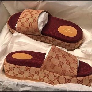 Gucci platform sandals